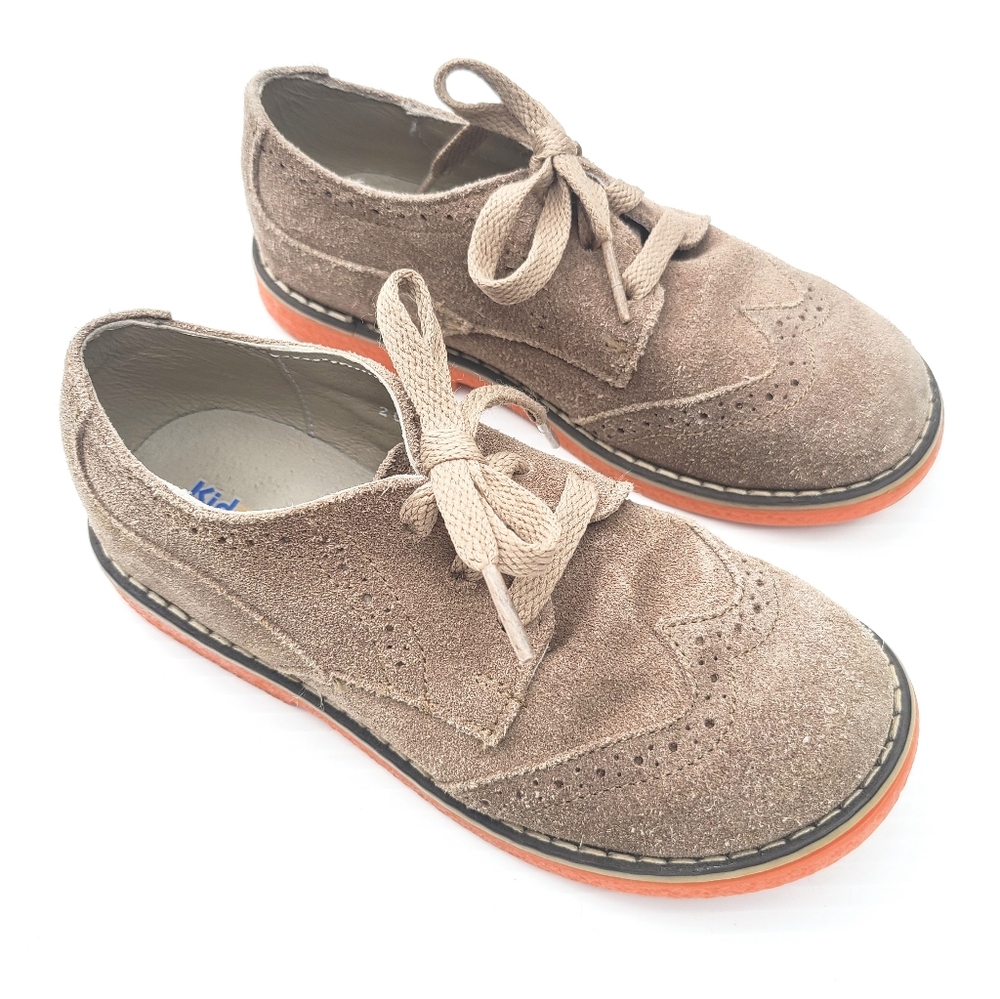 KID EXPRESS suede leather Wingtip loafers boys 11